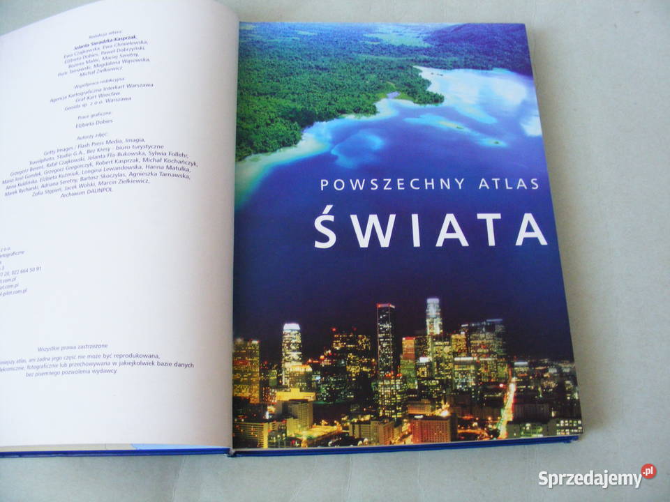 Powszechny atlas świata Atlas przemian Oborniki Śląskie