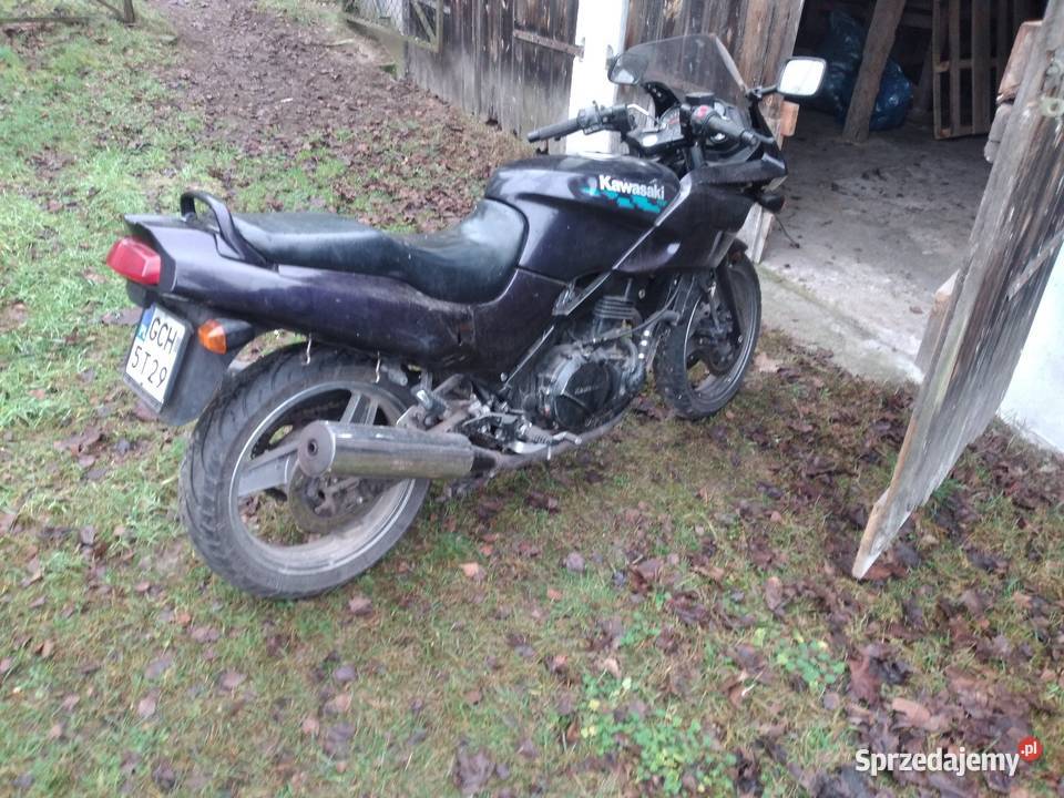 Kawaski gpz 500 uszkodzony uszkodzony Brusy