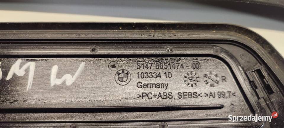 BMW F20 LISTWY NAKŁADKI PROGOWE KOMPLET MPAKIET