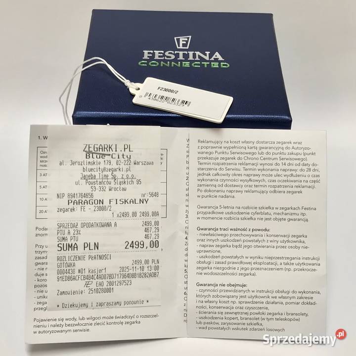 Festina Connected D F230002 smartwatch hybryda mazowieckie
