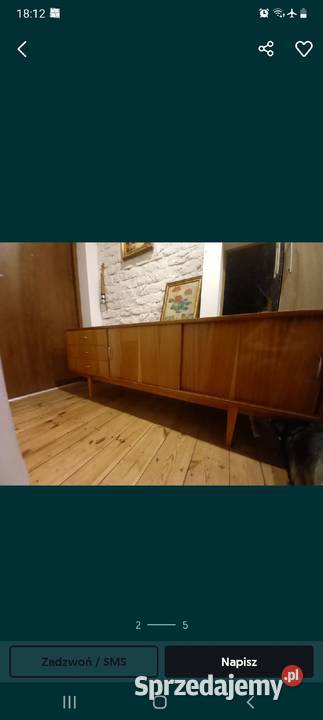 Komoda violetta prl jamnik Gdańsk