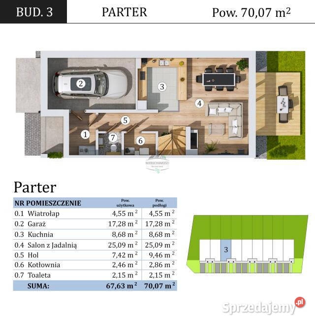 Dom szeregowy Dobrzykowice Wrzosowe Łąki 137m2 2 piętra sprzedam