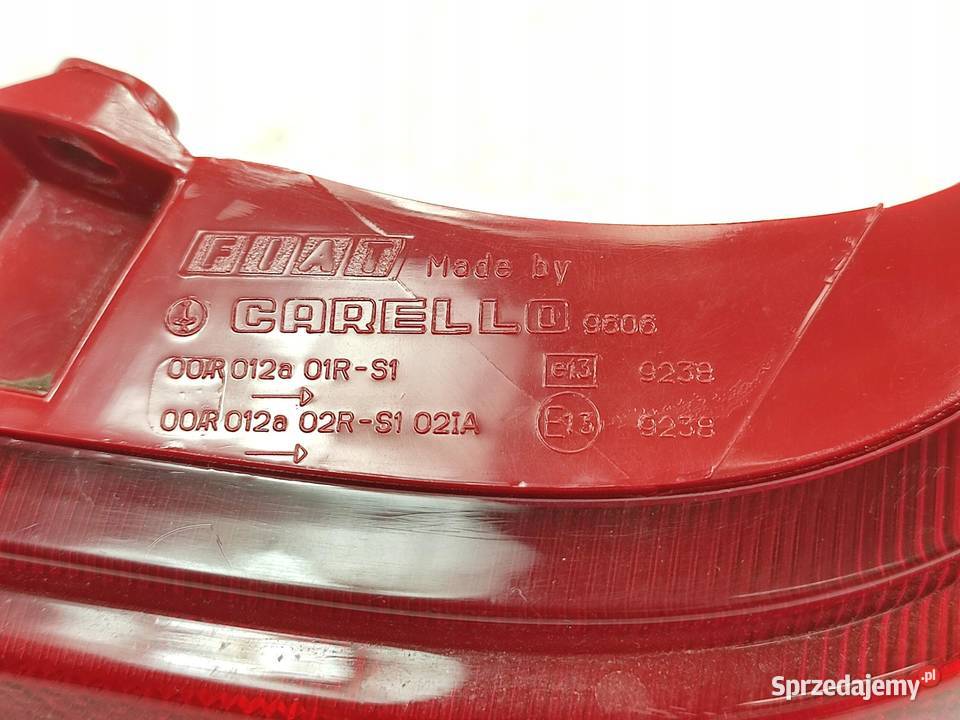 LAMPA PRAWY TYŁ FIAT SEICENTO 19982010 OE NOWA