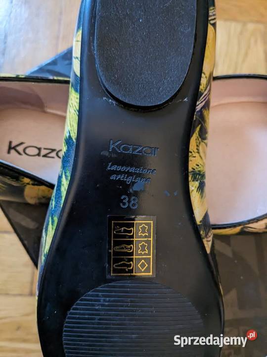 Balerinki Kazar 38 dł wkładki 23 NOWE Balerinki Warszawa