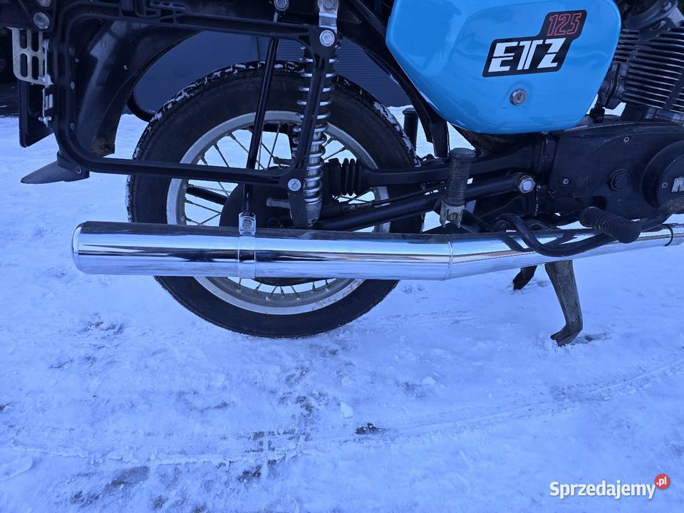 MZ etz 125 zarejestrowana Rok produkcji 1987 wielkopolskie