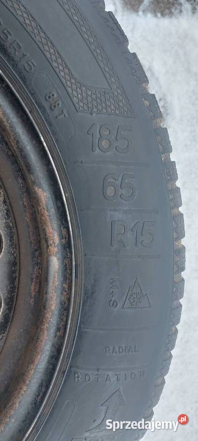 Koła z oponami zimowymi 1565185 Opel corsa Fiat Samochodowe zachodniopomorskie Szczecin