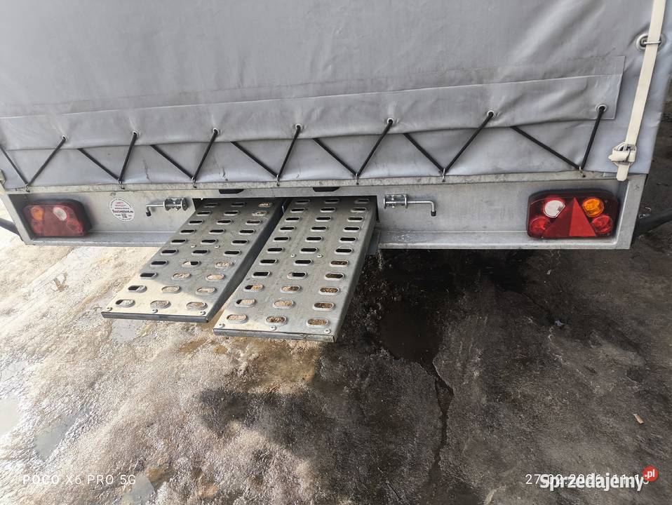 Przyczepa laweta super stan z plandeką Lawety Czersk sprzedam