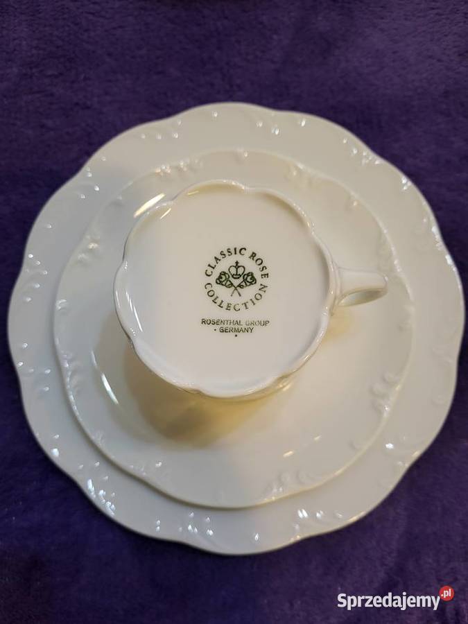 Serwis Rosenthal Classic Rose Monbijou White Toruń