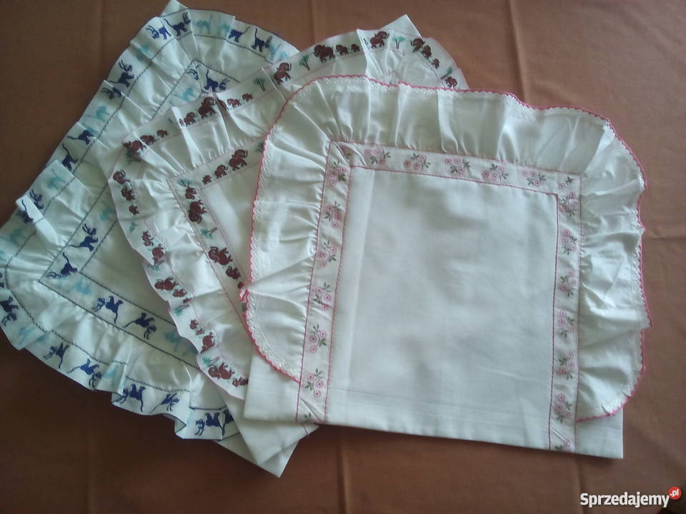 Ozdobne poszewki na jaśki powłoczki z falbankami śląskie Częstochowa