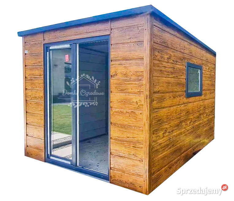 Domek Ogrodowy 2x25m Okno Drewnopodobny dach śląskie Jastrzębie-Zdrój