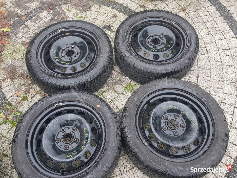 Sprzedam felgi do AudiVwSeatSkoda 6Jx16 ET48 Rozmiar 16" Koluszki