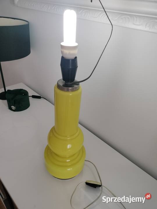 Lampa Polamszkloprl Porcelana i szkło