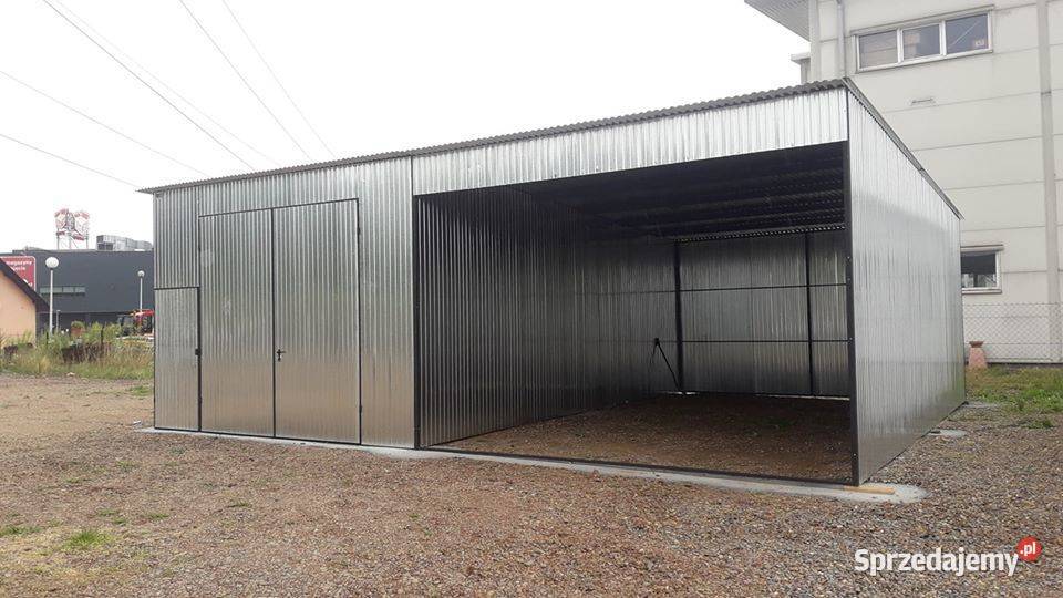Garaż Blaszany Wiata o wymiarach 12x6m OTWARTA Gorlice