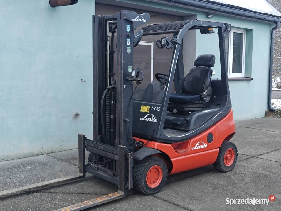 Wózek Widłowy Linde H16T Lpg Triplex 47m Wolny Sandomierz sprzedam