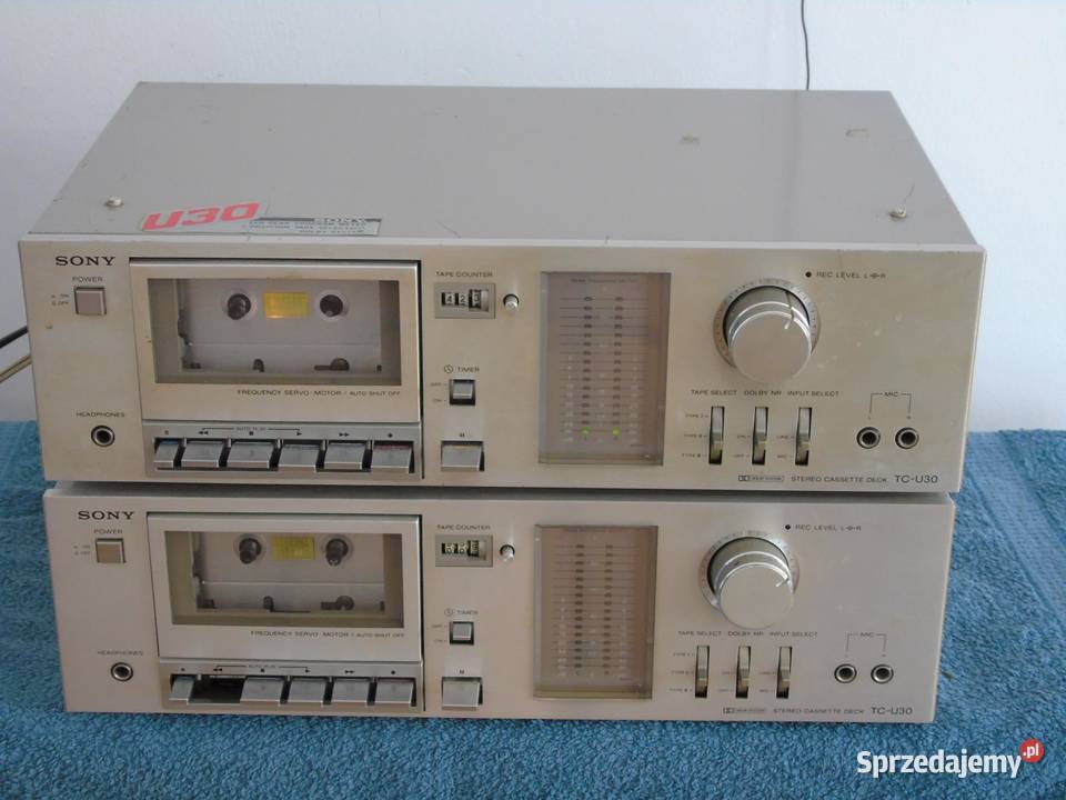 2 Magnetofony Sony TCU30 Vintage WYSYŁKA podkarpackie Jasło