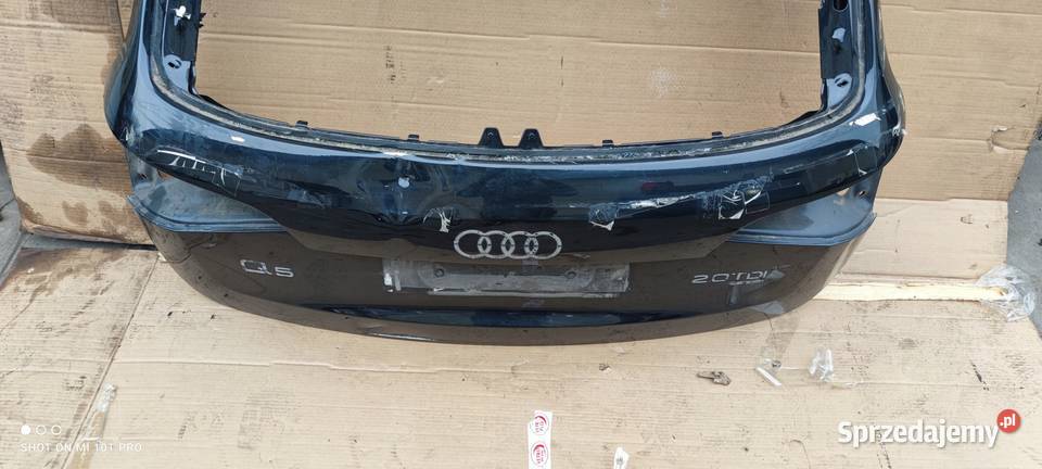 KLAPA TYLNA TYŁ AUDI Q5 8R LZ9Y USZK ORYGINAŁ osobowe Klapy bagażnika Przystajń