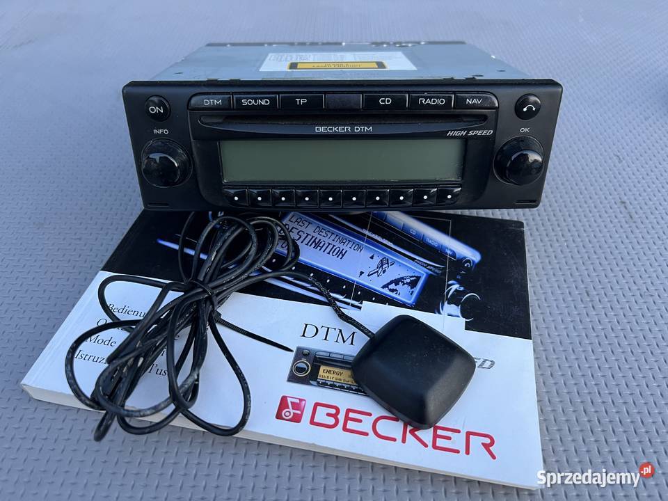 Becker DTM High Speed BE 7913 Radio CD Nawigacja Białogard sprzedam