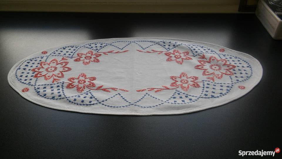 serwetka serweta ręczny haft krzyżykowy na pomorskie Gdańsk sprzedam