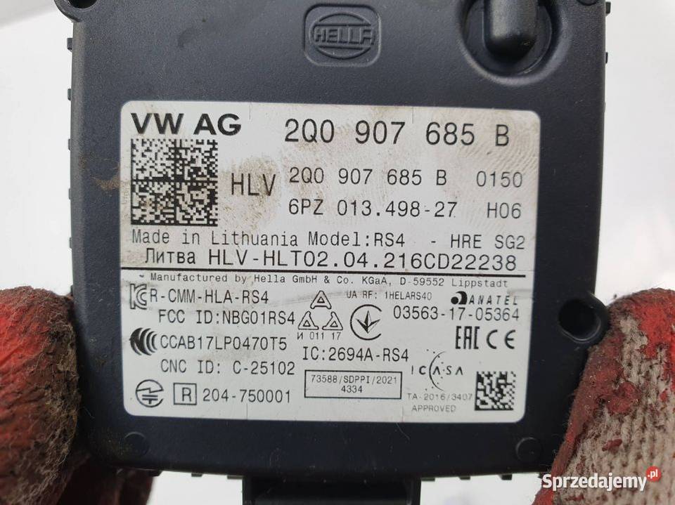 MODUŁ VOLKSWAGEN ARTEON ASYSTEN ZMIANY PASA osobowe