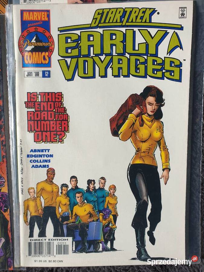 Star Trek Early Voyages zestaw 4 komiksów Marvel fantasy i s-f pomorskie Gdynia
