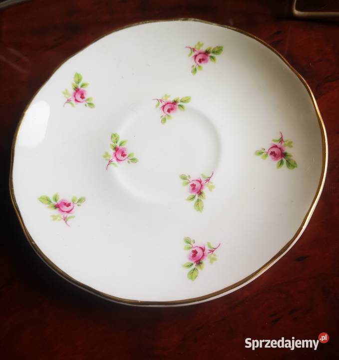 Filiżanka z talerzykiem deserowym i dużym pomorskie Gdańsk