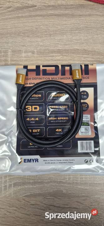 Kabel HDMI 21 2m Ultra High Speed 8K 60Hz 4K Części i akcesoria