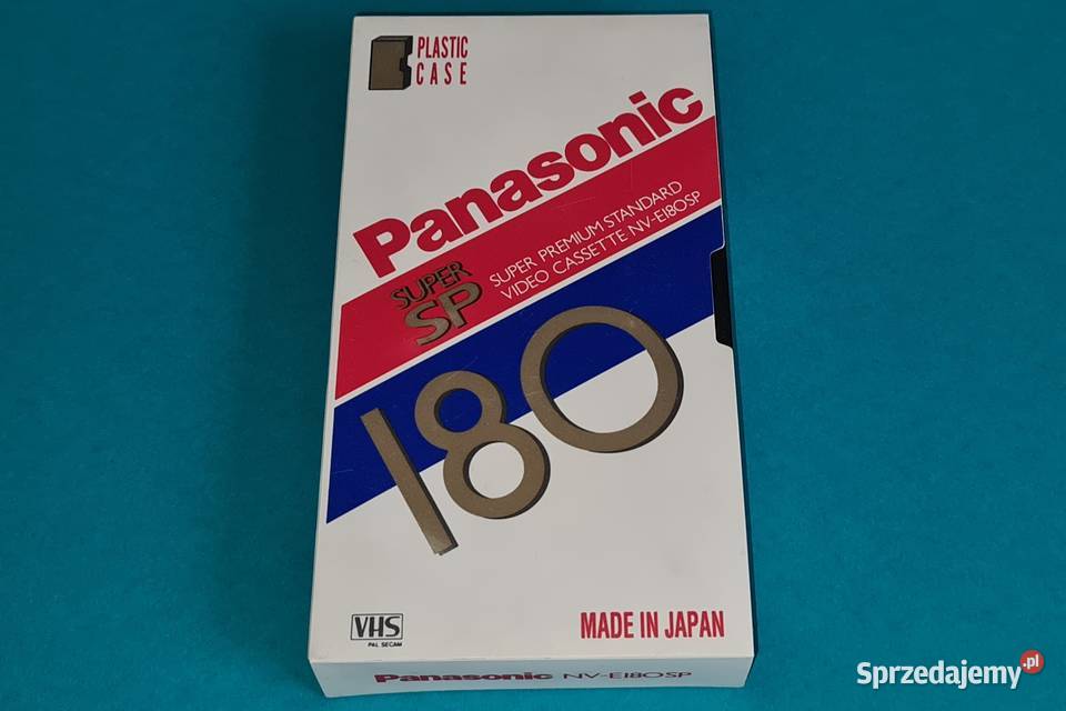 Panasonic Kaseta Video VHS 180 min Made in Japan Warszawa sprzedam