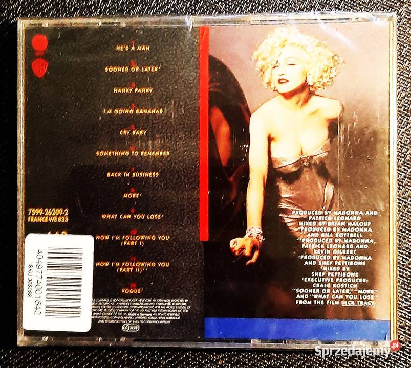 Album CD MADONNA Album I m Breathless CD Katowice
