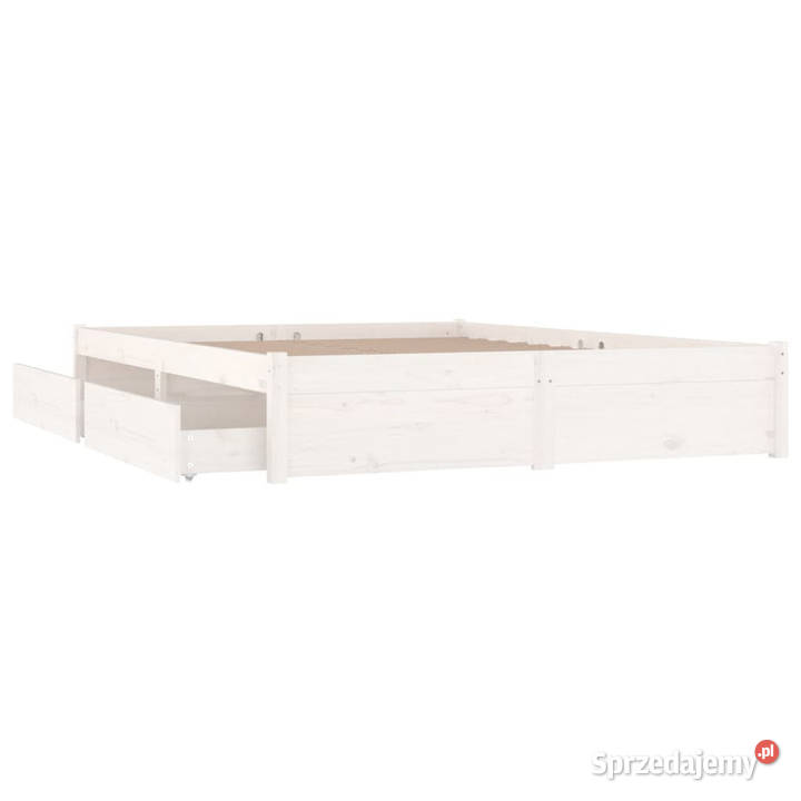 Rama łóżka z szufladami biała 180x200 WM3103529 Warszawa