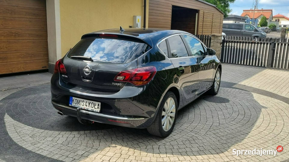 Opel Astra LIFT PółSkóry 14 Turbo Kam Cof czarny Płońsk