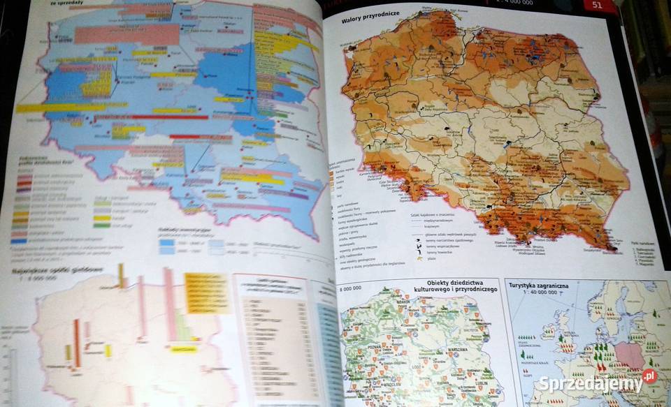 Szkolny atlas geograficzny Świat Polska ponad Chełm