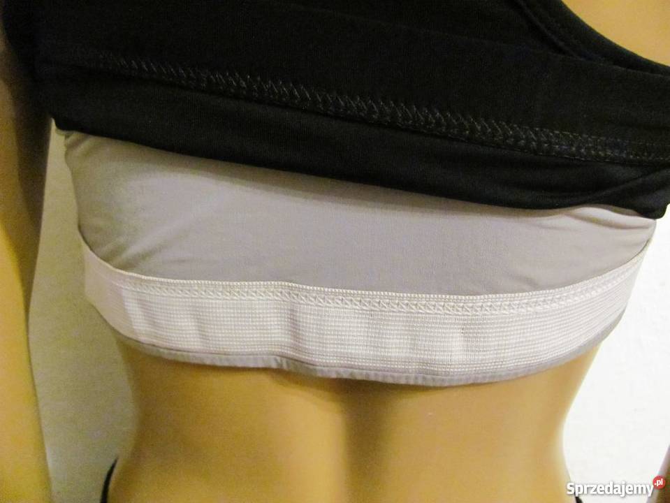 NIKE top sportowy czarny biustonosz r M
