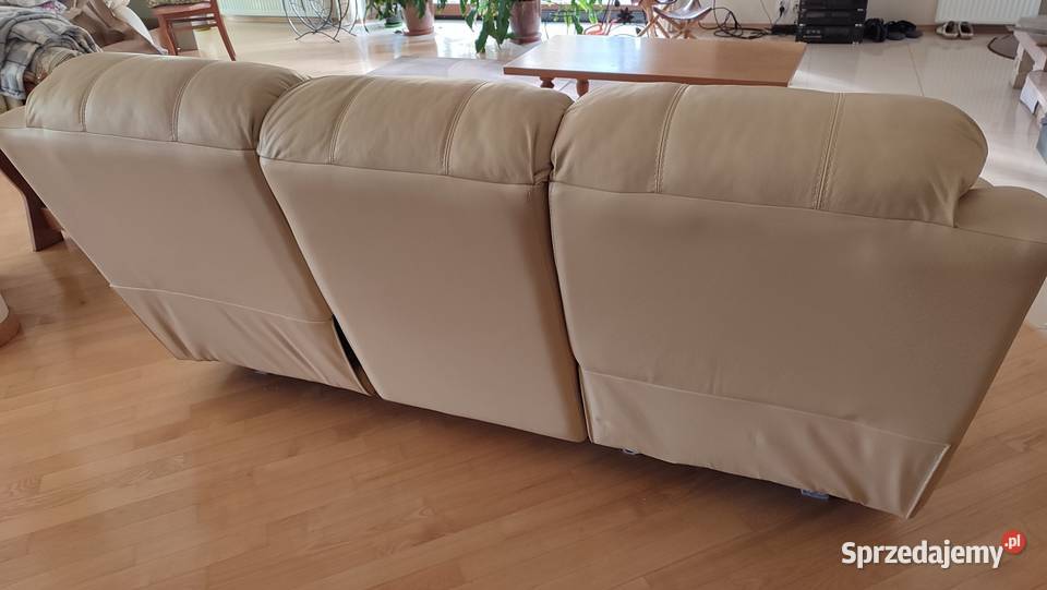 Kanapa i sofa skórzane 3 osobowe rozkładane Naterki