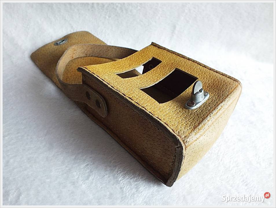 Stare skórzane etui na małe radio kieszonkowe sprzedam