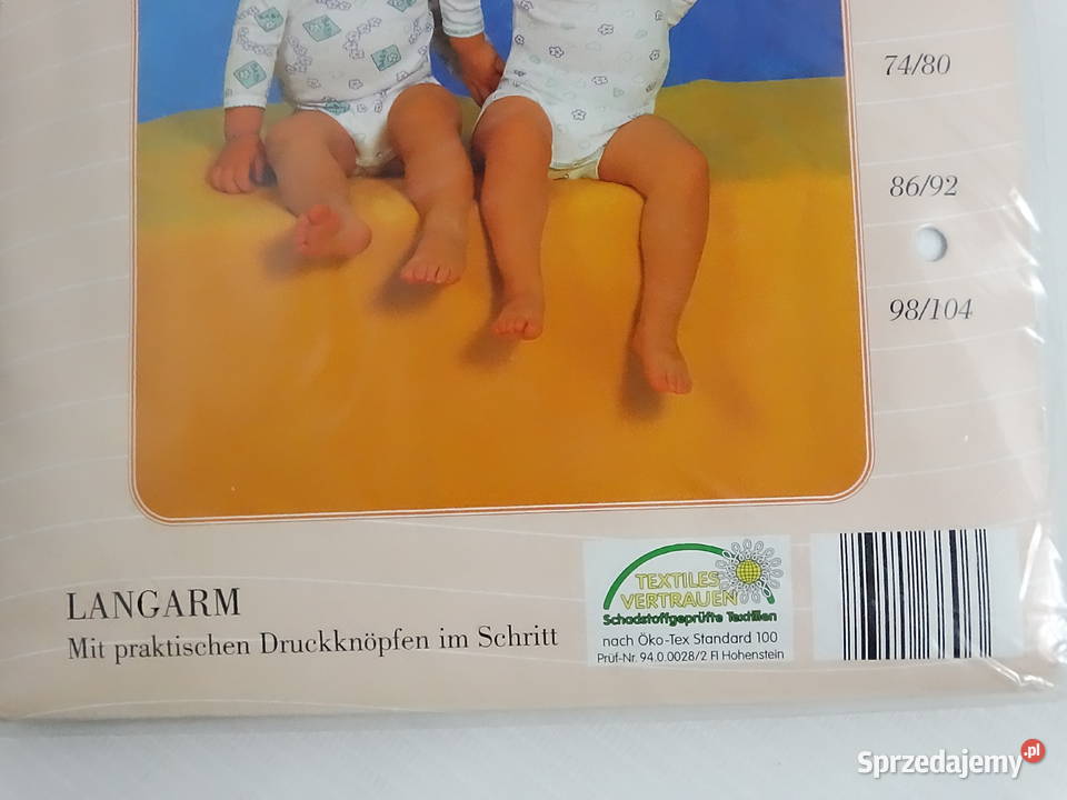 Zestaw 2 nowych uroczych body niemowlęcych z Biłgoraj sprzedam