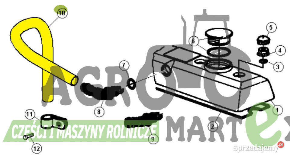 6005030480 PRZEWÓD ODPOWIETRZANIA CLAAS Wichrów