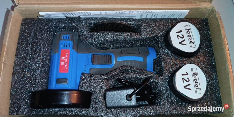 Mini szlifierka 75mm 2x 15Ah