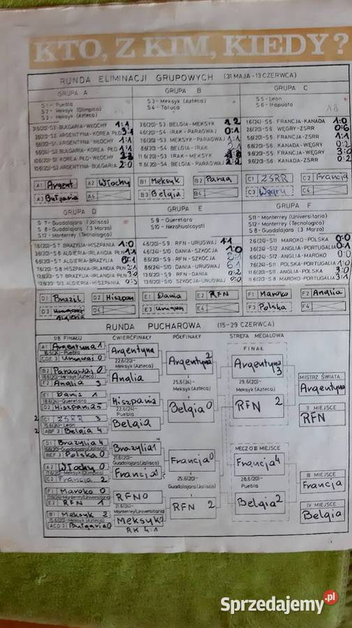 Gazeta magazyn pilkarski mundial 1986 Meksyk śląskie Katowice