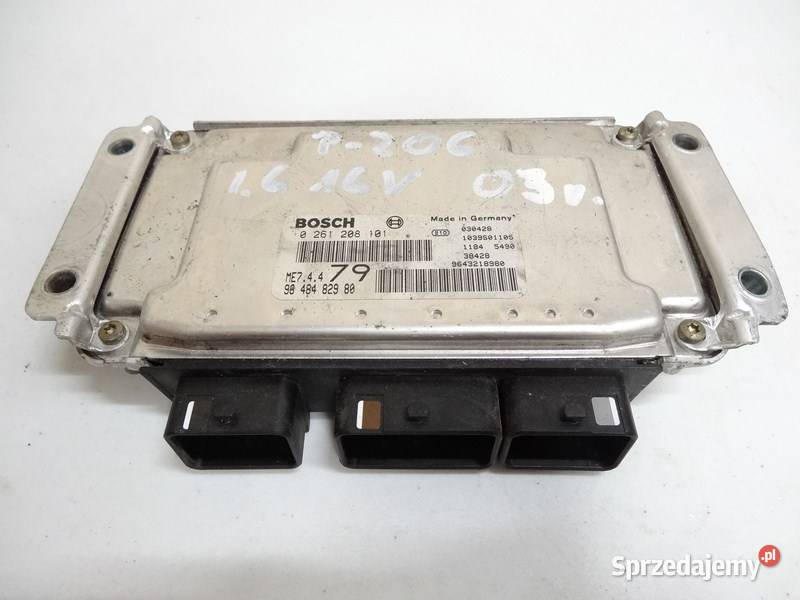 PEUGEOT 206 16 KOMPUTER 0261208101 9648482980 wielkopolskie Przemęt sprzedam