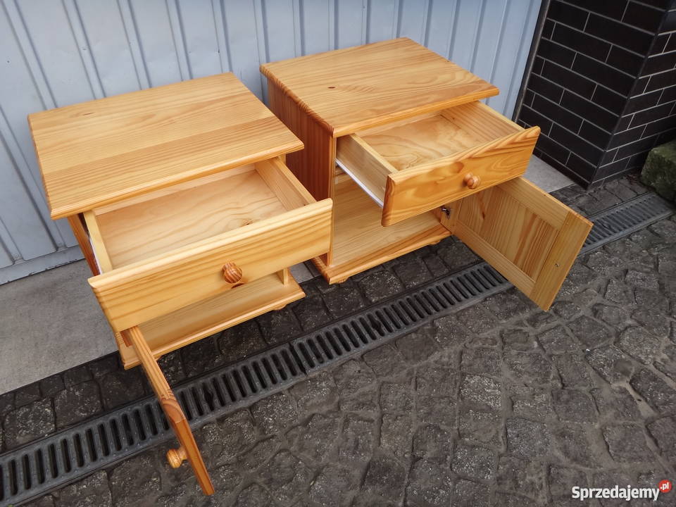 Sosnowe szafki nocne 2 Zielona Góra