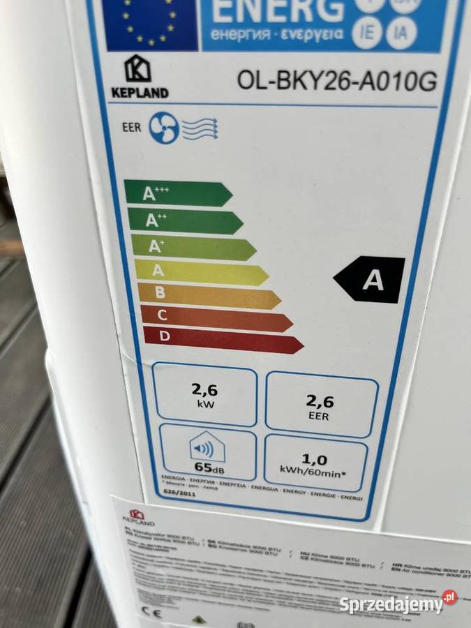 Klimatyzator przenośny Kepland Czernica