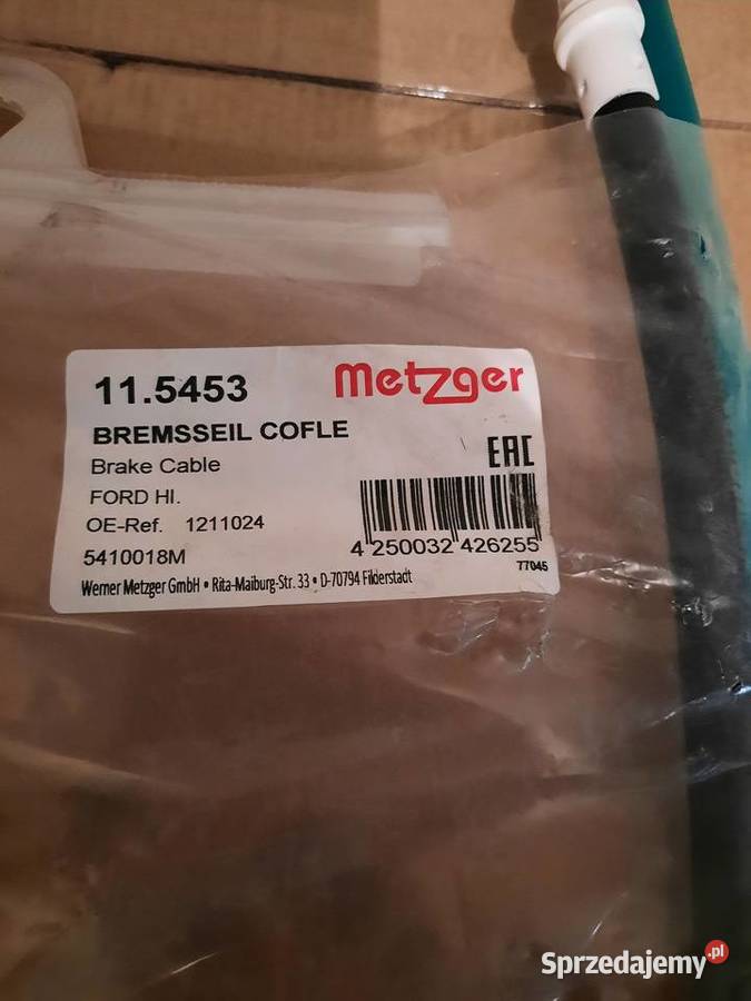 Nowa linka hamulca ręcznego Ford Piaseczno sprzedam