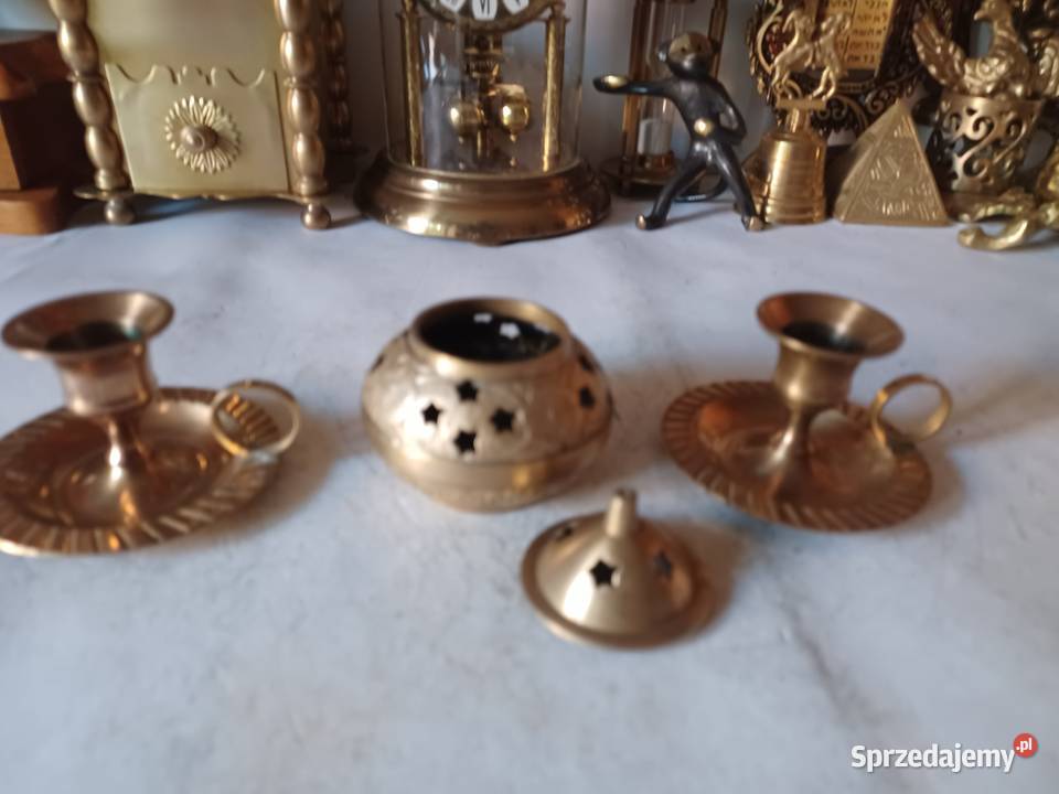 Komplet dwóch kaganków i kadzielnica Kolekcja Pozostałe Poznań