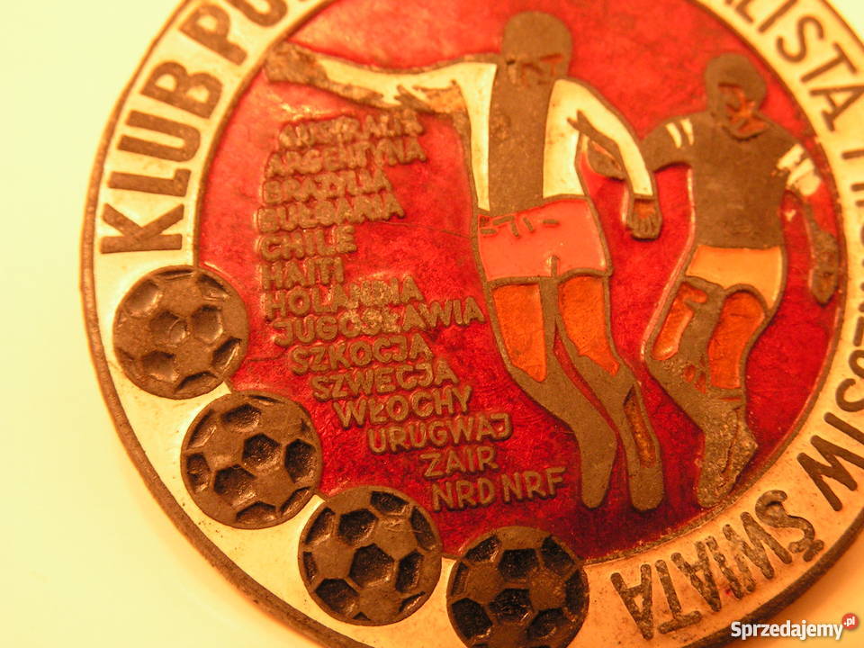 Znaczek pamiątkowy Mundialu z udziałem Polski Sieradz