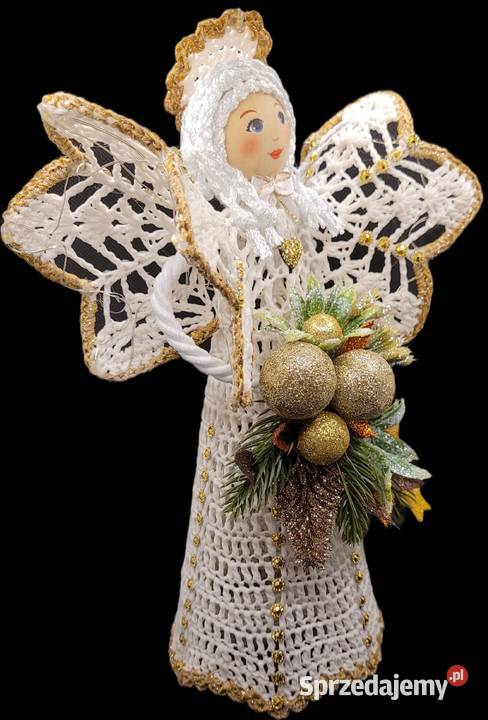 Świąteczny Anioł ręcznie wykonany 29 Krzywaczka sprzedam