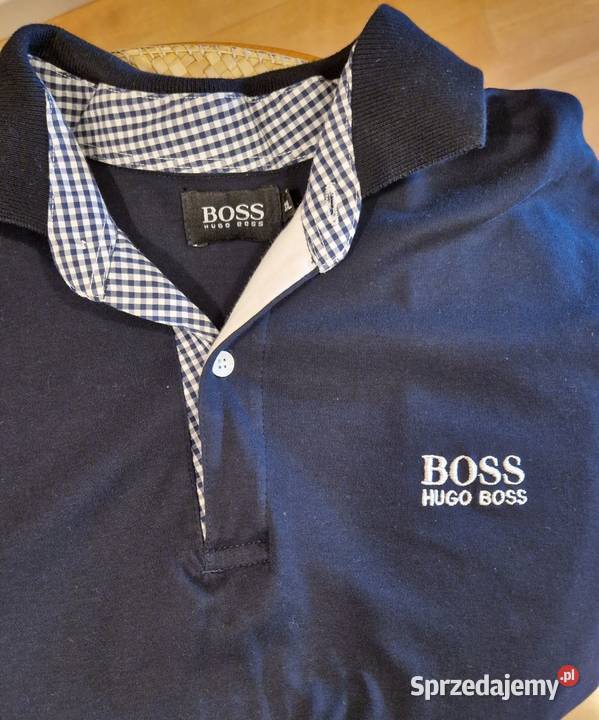 Męski Tshirt polo marki Boss z bawełny 100 Lublin