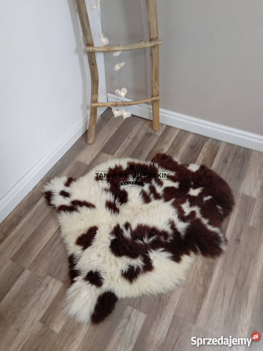 Skóra Owcza Łaciata Kolor Naturalny Skóry Owcze