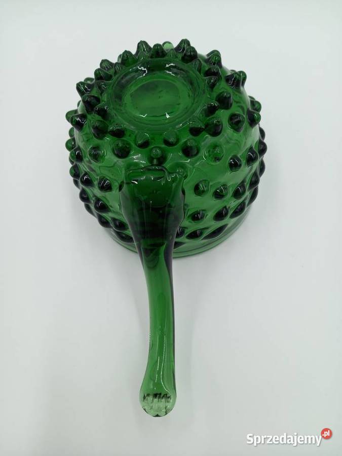 Murano patera szmaragdowe grube szkło Wrocław