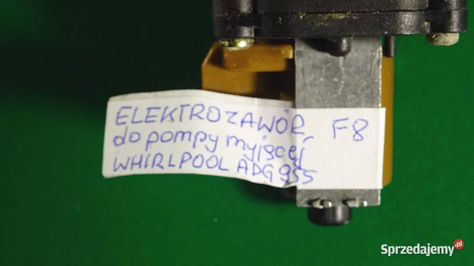 Elektrozawór do zmywarki do Whirlpool śląskie Chorzów