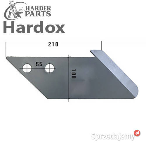 Dłuto HARDOX 302491L 300335L części do pługa